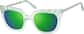 Angle view of Cat Eye Sunglasses 1134924 in Mint thumbnail