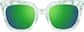 Front view of Cat Eye Sunglasses 1134924 in Mint thumbnail