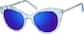 Angle view of Cat-Eye Sunglasses 1135016 in icy-blue thumbnail