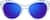 Front view of Cat-Eye Sunglasses 1135016 in icy-blue thumbnail
