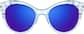 Front view of Cat-Eye Sunglasses 1135016 in icy-blue thumbnail