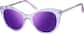 Angle view of Cat-Eye Sunglasses 1135017 in icy-purple thumbnail
