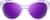 Front view of Cat-Eye Sunglasses 1135017 in icy-purple thumbnail