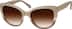 Premium Cat-Eye Sunglasses 113533 in Taupe