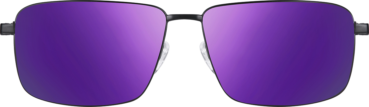 Black Rectangle Sunglasses