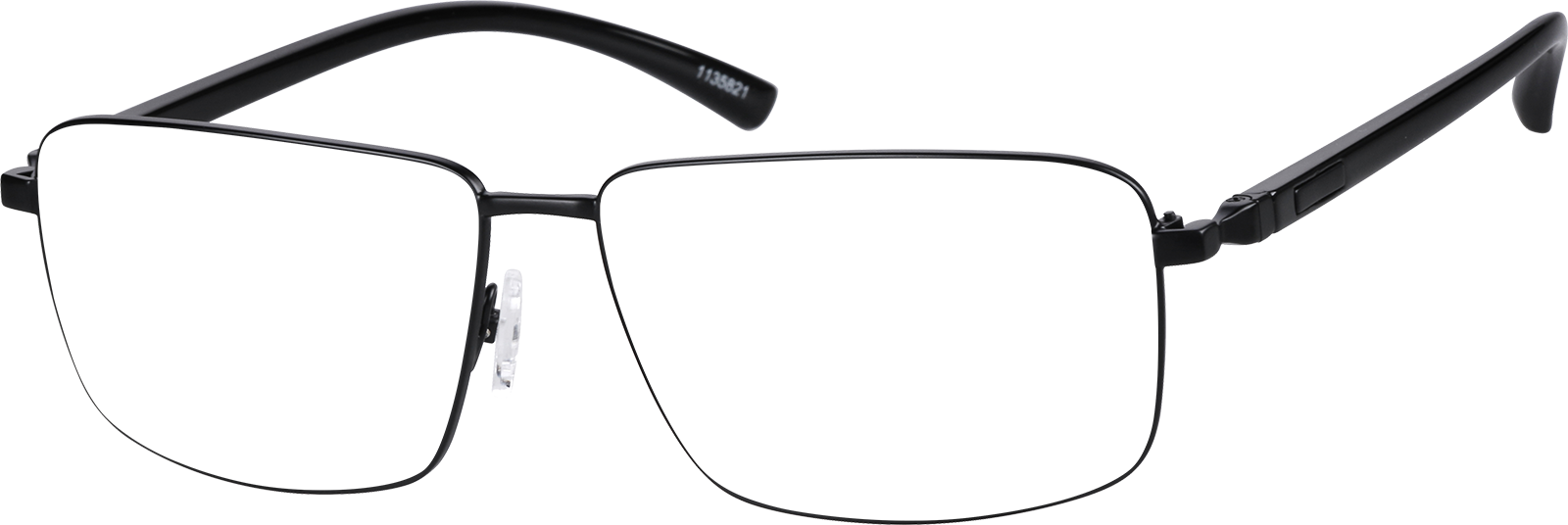 Black Rectangle Sunglasses #1135821 | Zenni Optical