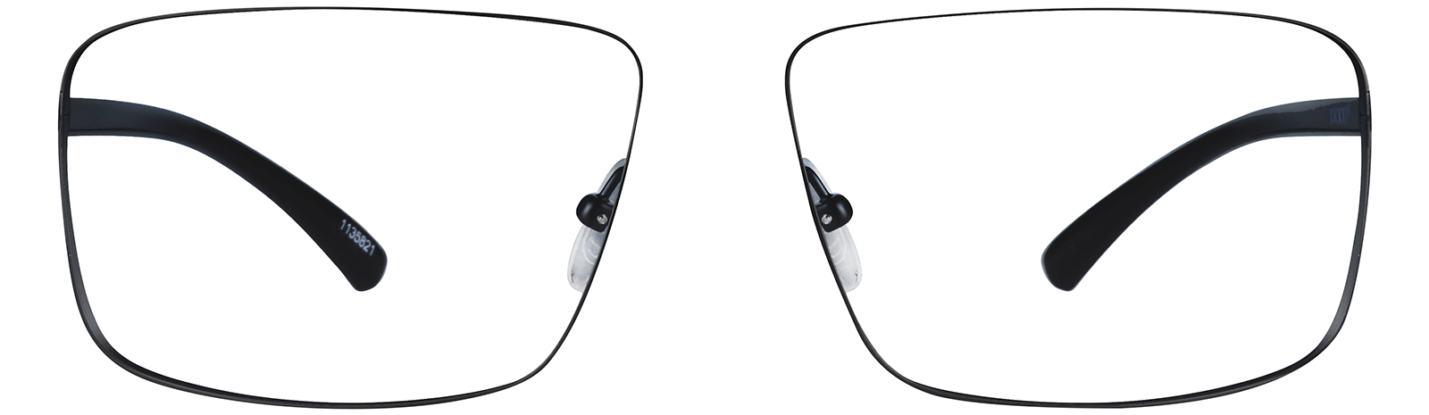 Black Rectangle Sunglasses #1135821 | Zenni Optical