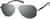Angle view of Aviator Sunglasses 1136012 in Steel thumbnail