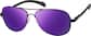 Angle view of Aviator Sunglasses 1136021 in Black thumbnail