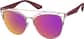 Angle view of Cat-Eye Sunglasses 1136219 in Pink thumbnail