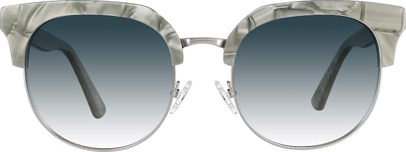 Gray Premium Browline Sunglasses