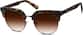 Angle view of Browline Sunglasses 1136315 in Brown thumbnail