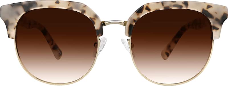 Blonde Tortoiseshell Premium Browline Sunglasses