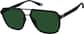Angle view of The Playmaker Glasses 1136721 in Black thumbnail