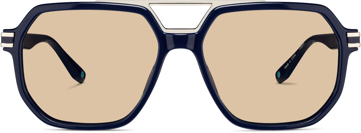 Blue Just Vibin' Glasses