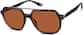 Angle view of Just Vibin' Glasses 1136925 in Tortoiseshell thumbnail