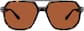 Front view of Just Vibin' Glasses 1136925 in Tortoiseshell thumbnail