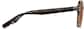 Side view of Just Vibin' Glasses 1136925 in Tortoiseshell thumbnail