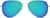 Front view of Aviator Sunglasses 1137011 in Silver thumbnail