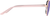 Side view of Aviator Sunglasses 1137019 in Rose Gold thumbnail