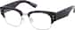 Angle view of Browline Glasses 1137116 in Blue thumbnail