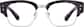 Front view of Browline Glasses 1137116 in Blue thumbnail