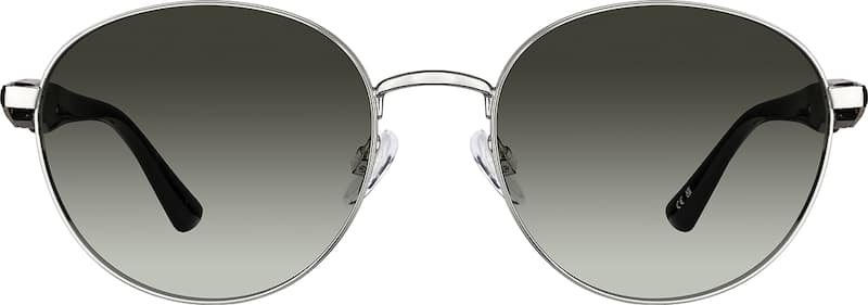 Silver Round Sunglasses