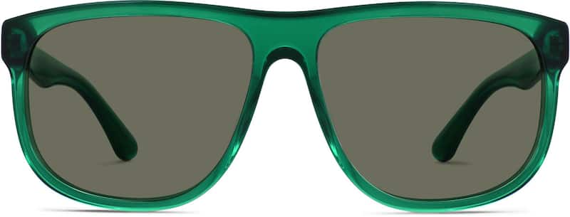 Green Premium Square Sunglasses