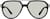 Front view of Aviator Sunglasses 1137421 in Black thumbnail