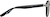 Side view of Aviator Sunglasses 1137421 in Black thumbnail