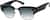 Angle view of Browline Sunglasses 1137521 in Black thumbnail