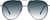 Front view of Aviator Sunglasses 1137616 in Blue thumbnail