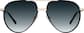 Front view of Aviator Sunglasses 1137621 in Black thumbnail