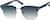 Angle view of Browline Sunglasses 1137716 in Blue thumbnail