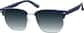 Angle view of Browline Sunglasses 1137716 in Blue thumbnail
