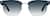 Front view of Browline Sunglasses 1137716 in Blue thumbnail