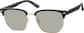 Angle view of Browline Sunglasses 1137721 in Black thumbnail