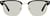 Front view of Browline Sunglasses 1137721 in Black thumbnail