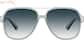 Front view of Man Bun Glasses 1137812 in Gray thumbnail