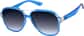 Angle view of Man Bun Glasses 1137816 in Blue thumbnail