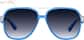 Front view of Man Bun Glasses 1137816 in Blue thumbnail