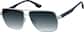 Angle view of Golden Glove Glasses 1138011 in Silver thumbnail