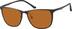Premium Square Sunglasses 1140115 in Metallic Brown