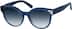 Round Sunglasses 114016 in Midnight