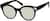 Angle view of Round Sunglasses 114021 in Black thumbnail