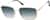 Angle view of Rectangle Sunglasses 1140514 in Gold thumbnail