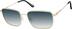 Square Sunglasses 1140514 in Gold