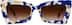 Premium Geometric Sunglasses 114116 in Uptown