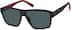 Square Sunglasses 1143021 in Black
