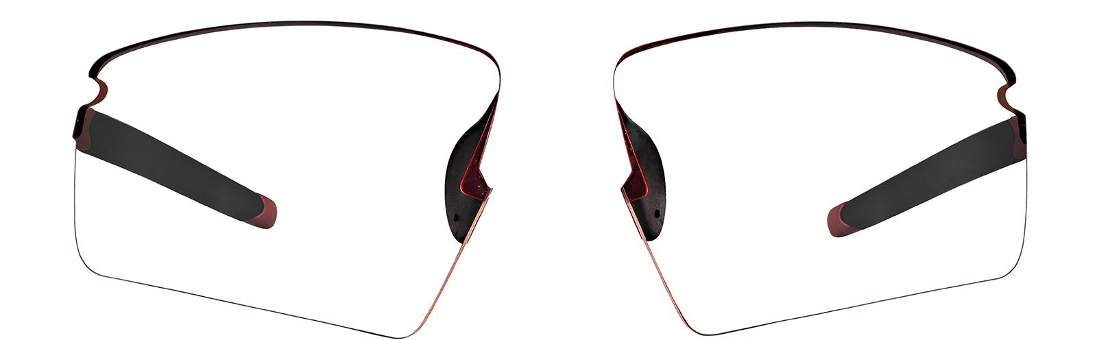 Red Zunnies - Wrap-Around Sports Sunglasses #1143118 | Zenni